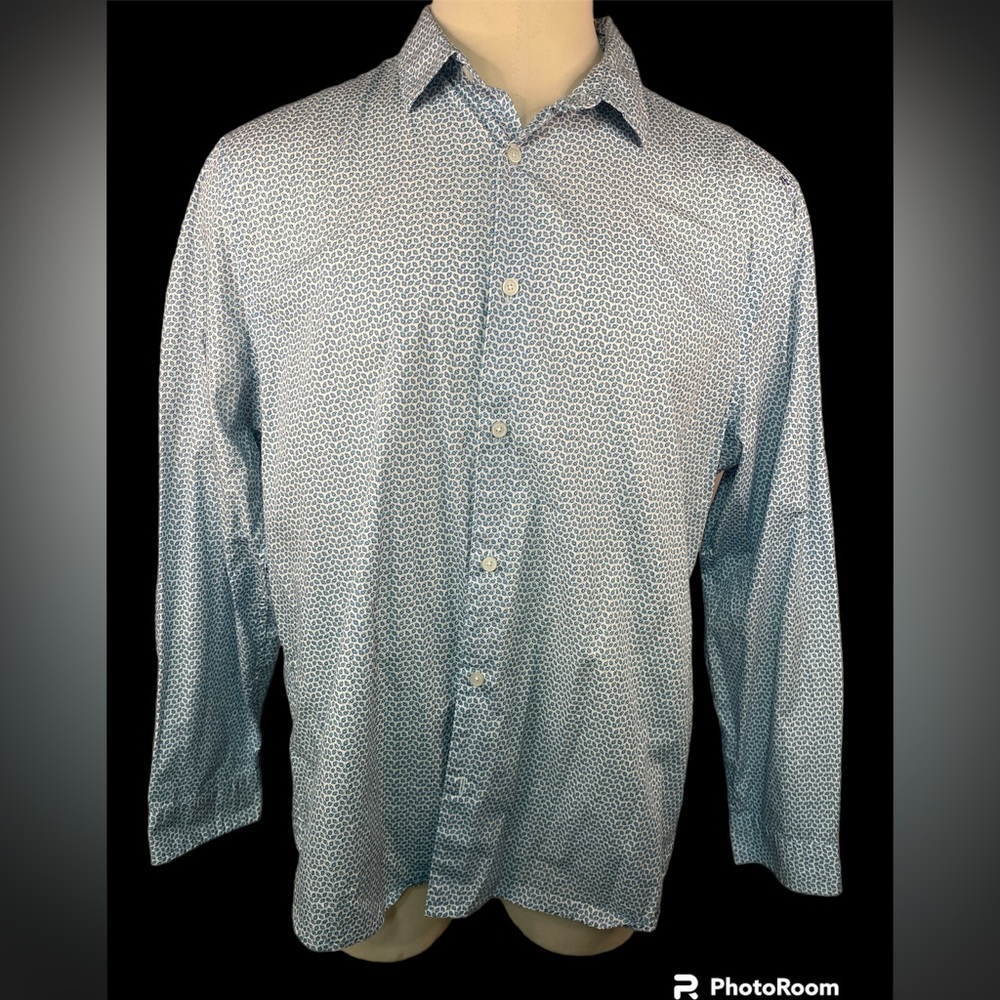 M&S Collection Long Sleeve Button Up Shirt Men’s XXL